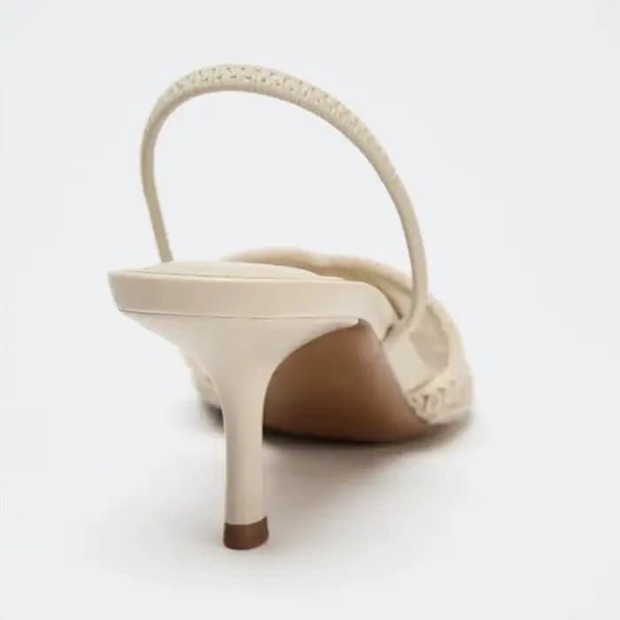 Escarpins confortables en maille tissée pour femme