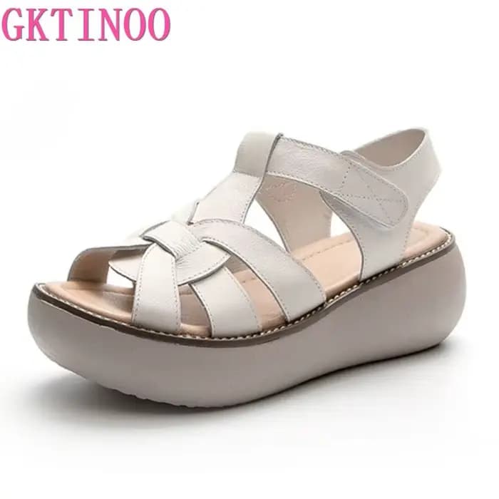 GKTINOO Sandales pour femmes faites à la main