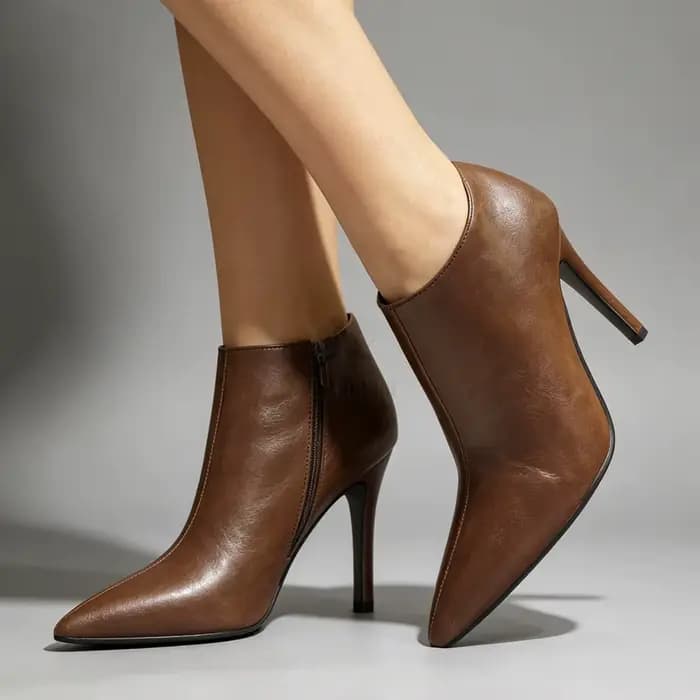 Bottines à talons hauts et fins de 10CM pour femmes