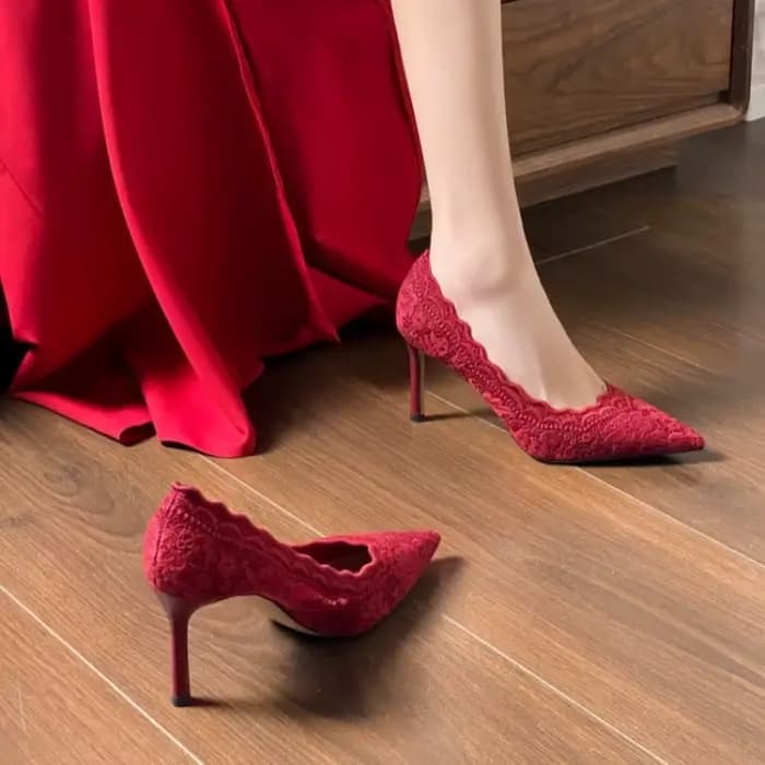 Chaussures de mariage à talons hauts pour femmes