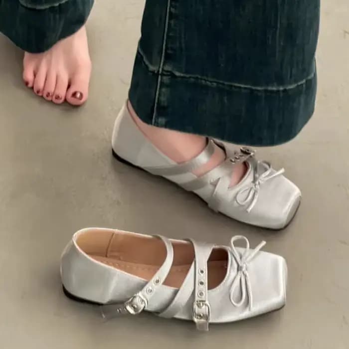 Mary Jane chaussures pour femmes 2025 été nouvelle mode sandales tête carrée