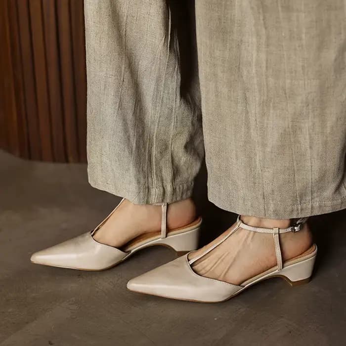 Nouvelles sandales d'été pour femmes en cuir véritable