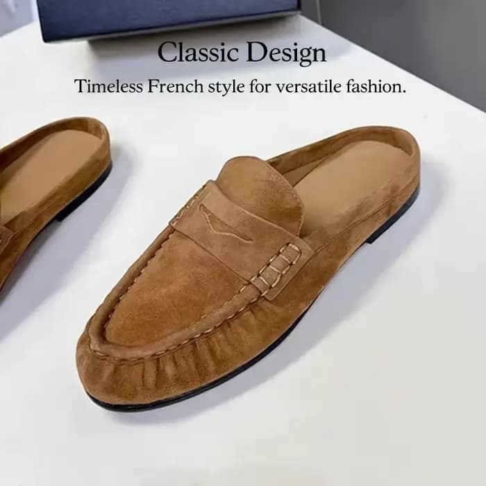 Dilalula 2026 Mules en cuir véritable pour femmes