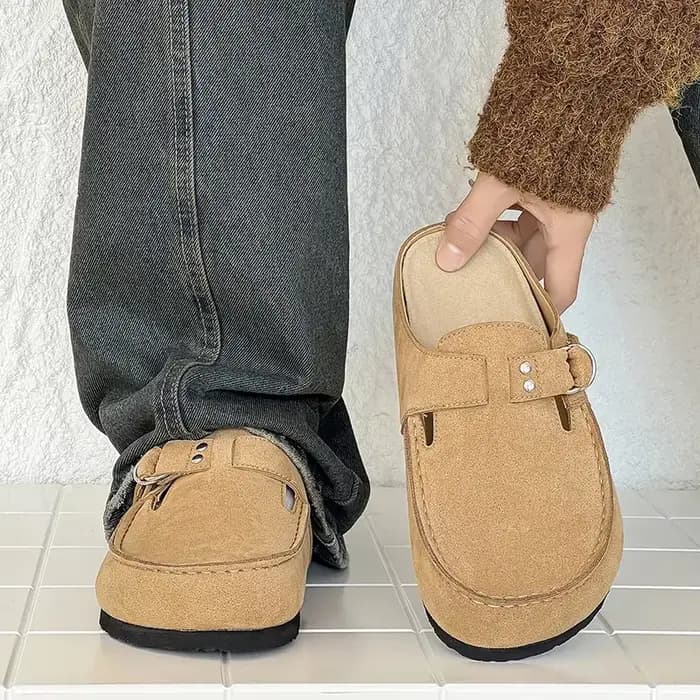 Sandales Rétro Décontractées Confortables Antidérapantes Plage 2026 Nouvelle Mode Chaussures en Cuir pour Printemps et Automne Tendance pour Hommes et Femmes