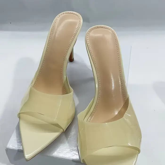 Chaussures à bride transparente pour femmes