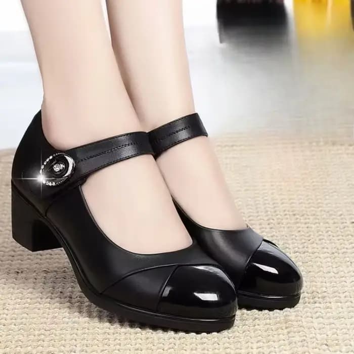 Printemps/automne nouvelle tête pointue carrée avec couleur unie chaussures à talons épais mode confortable Sexy décontracté Banquet chaussures pour femmes