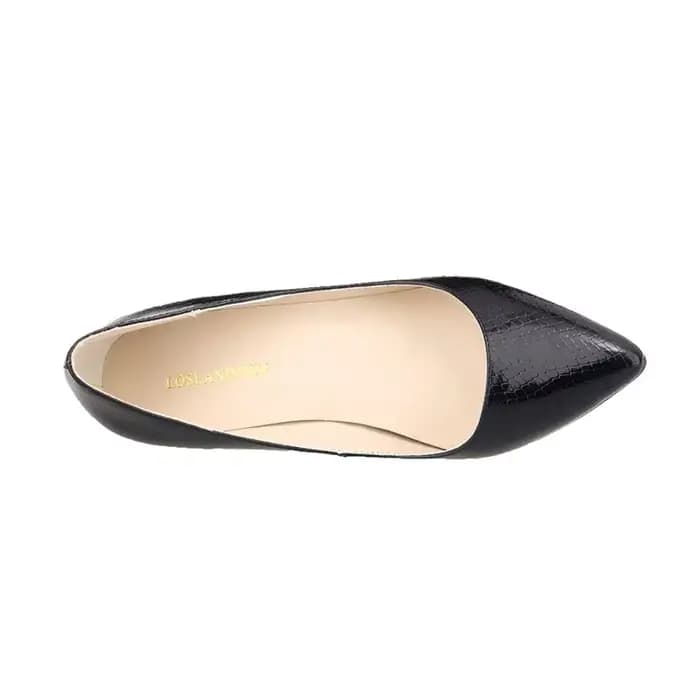 Escarpins Femme Printemps 2026 Sexy Motif Crocodile Or Bout Pointu Talon Haut Peu Profond pour Soirée