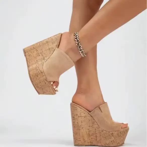 Sandales d'été pour femmes à talon épais