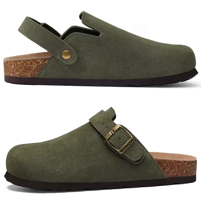 Smile – chaussures de pommes de terre en daim de vache pour femmes