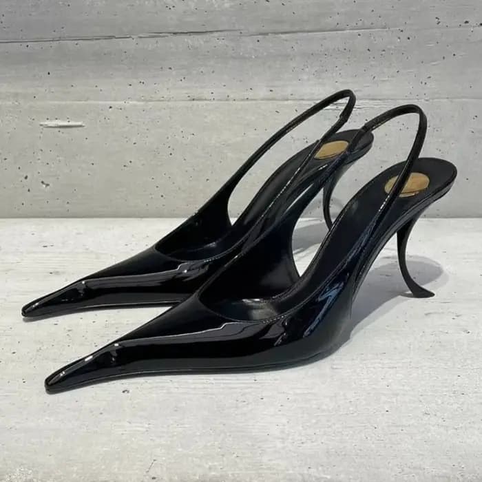 Sandales d'été à talons aiguilles et bout pointu pour femme