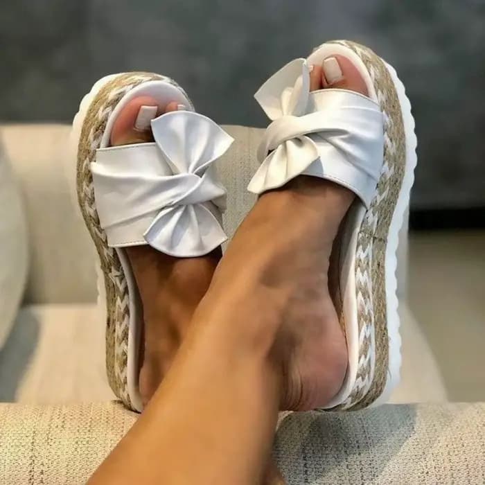 Sandales à talons compensés pour femmes, chaussures d'été élégantes