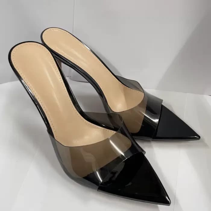 Chaussures à bride transparente pour femmes