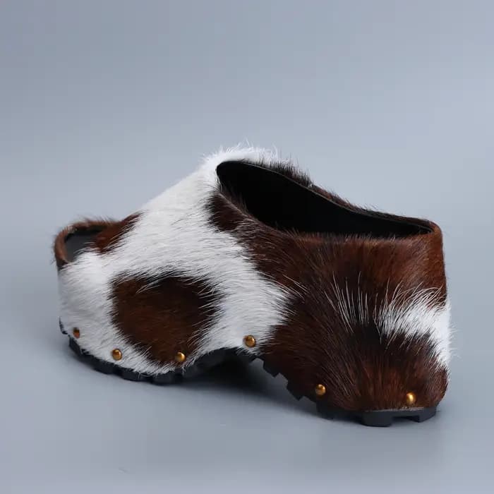 Mules à plateforme de luxe pour femmes