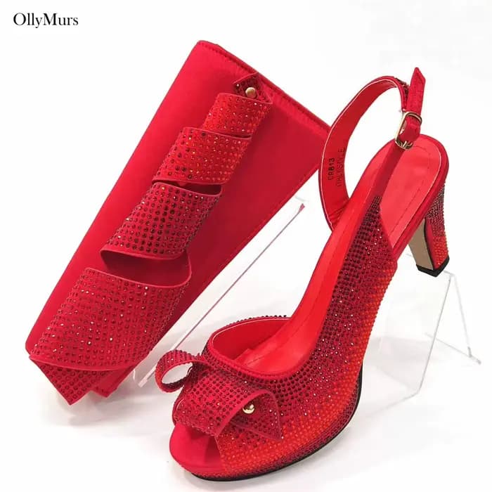 Dernières chaussures italiennes pour femmes avec sacs assortis, ensemble pour fête de mariage, sandales d'été africaines, escarpins 8.5CM, ensemble de chaussures et de sacs
