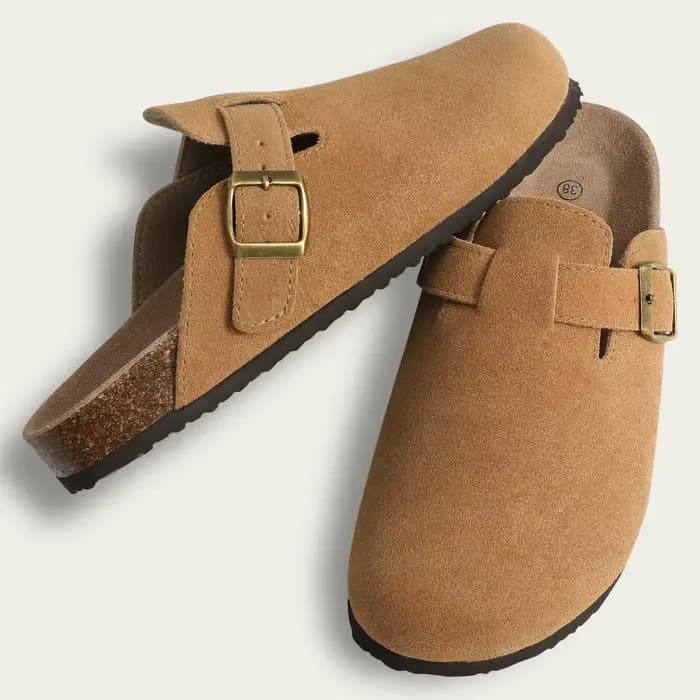 Shevalues sabots classiques pour femmes pantoufles mode semelle en liège Mules plates sandales de plage en plein air avec Support de voûte plantaire chaussure de pomme de terre pour hommes
