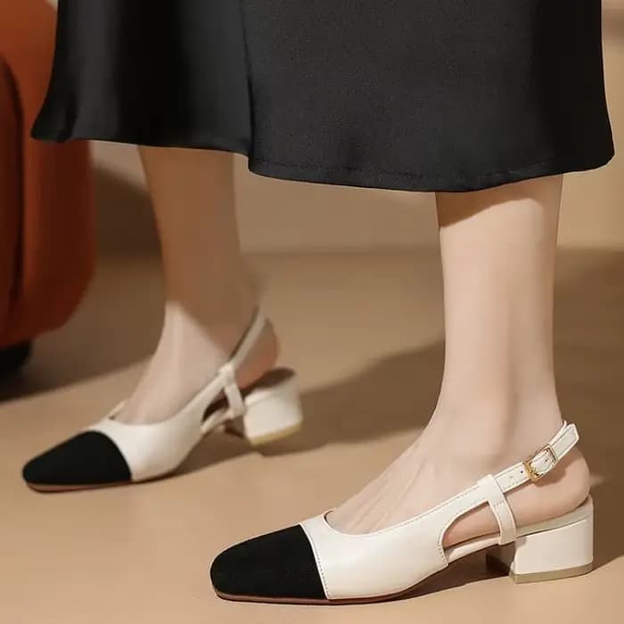 Soldes d'été : Sandales élégantes à talon moyen pour femme