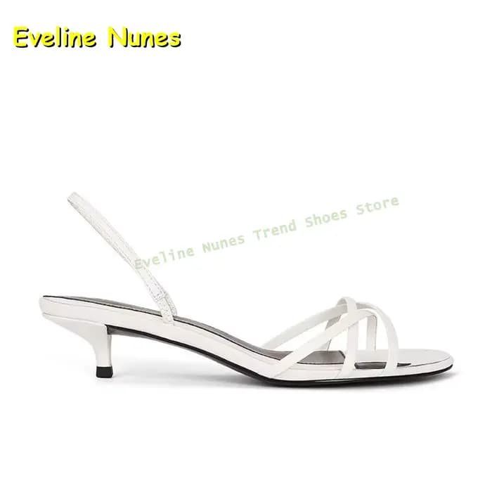 Sandales à talons chaton à brides couleur chair pour femme, minimalistes, à bout ouvert, à bride arrière, pour le quotidien, le bureau, l'été, chaussures de vacances 2026