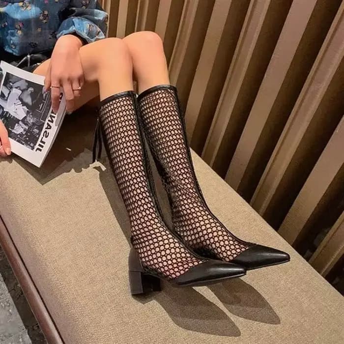 Bottes à talons compensés pour femmes