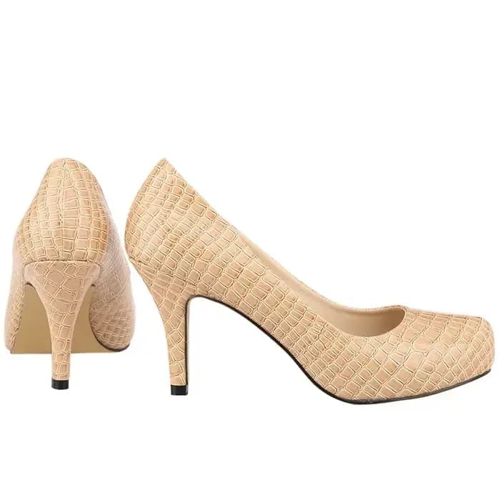 Escarpins Sexy en cuir motif Crocodile pour femmes