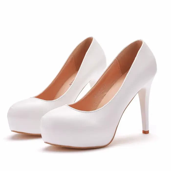 Chaussures de mariée blanches pour femmes