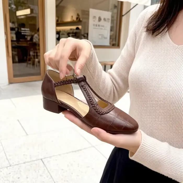 Sandales polyvalentes à talon épais pour femmes