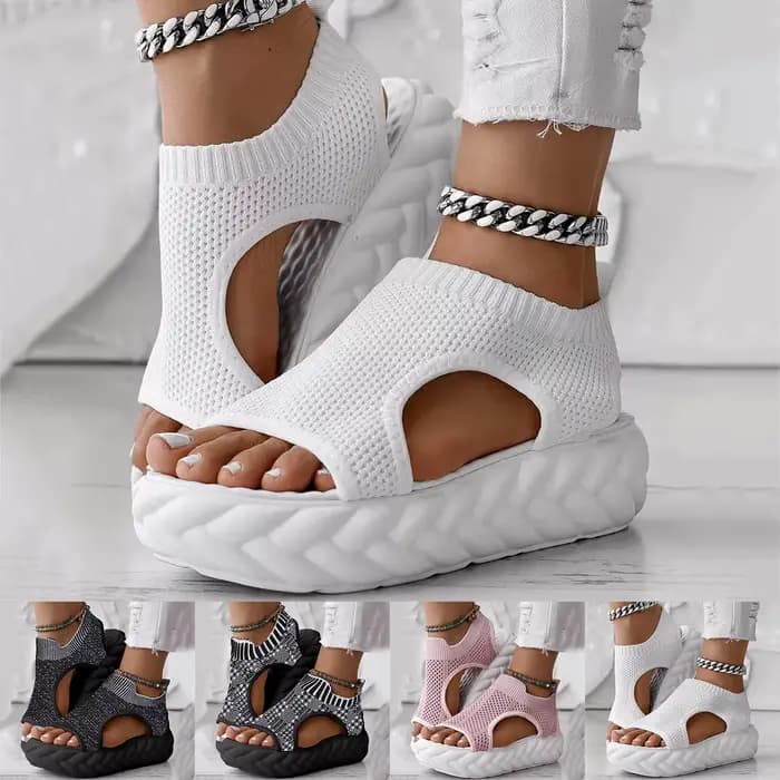 Sandales pour femmes 2025 chaussures habillées à semelles épaisses