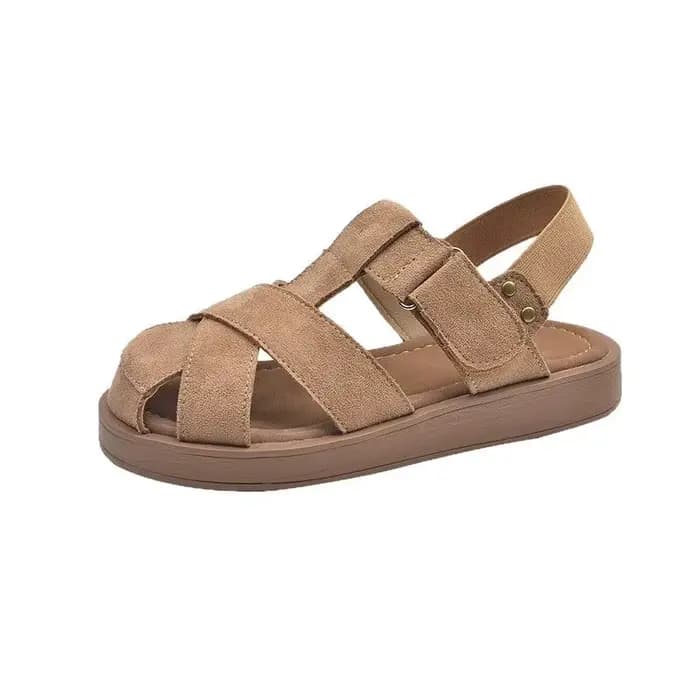 Sandales pour femmes à talon épais style romain