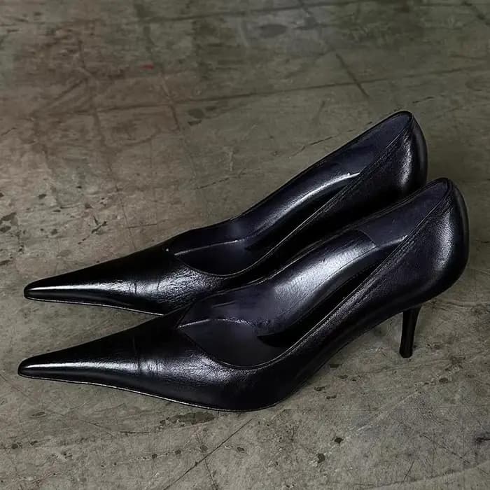 Escarpins sexy de créateur à bout pointu pour femme