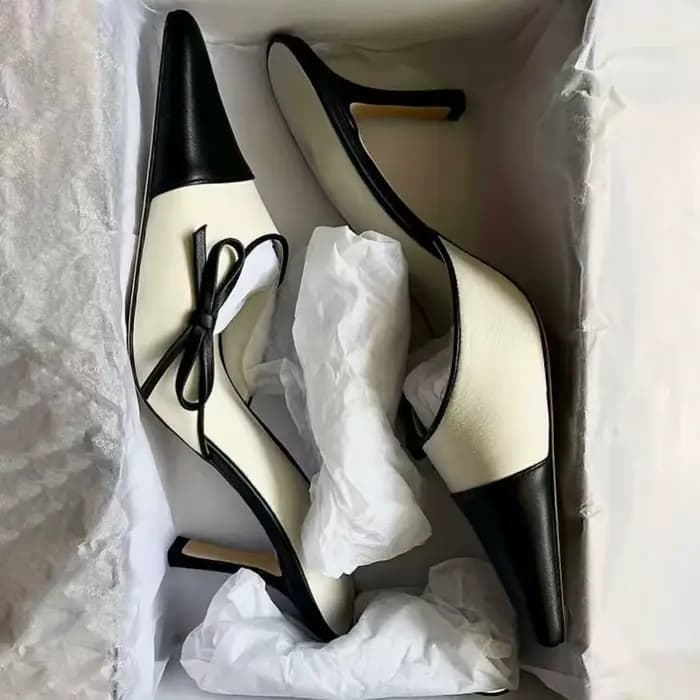 2026 Sandales à talons hauts à bout pointu, style Baotou français, sexy, à bride unique, nouveau style