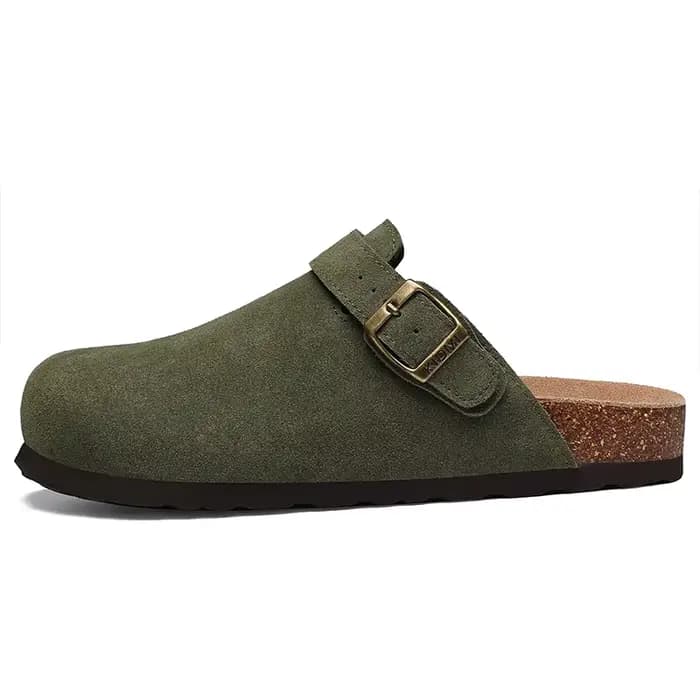 Smile – chaussures de pommes de terre en daim de vache pour femmes