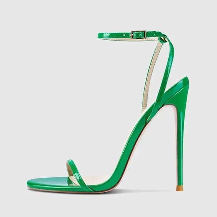 Nouvelles sandales noires européennes et américaines à talons hauts pour femmes