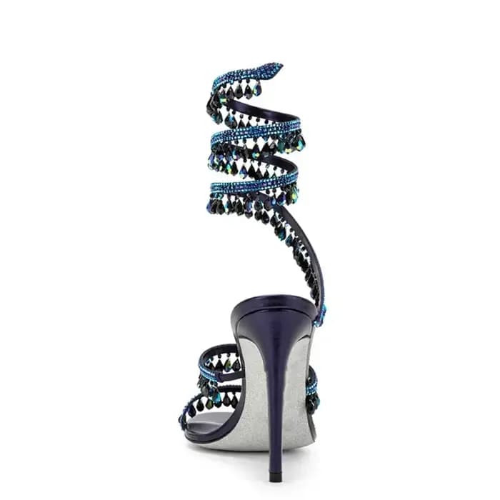 Sandales en cristal pour femmes