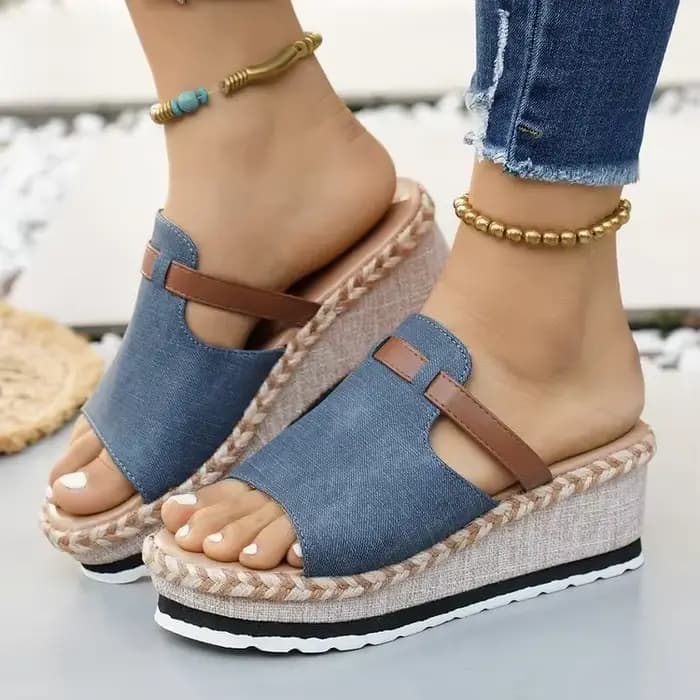 Sandales compensées espadrilles pour femmes