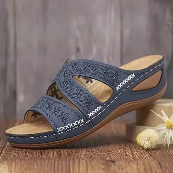 Sandales orthopédiques à talons compensés pour femmes