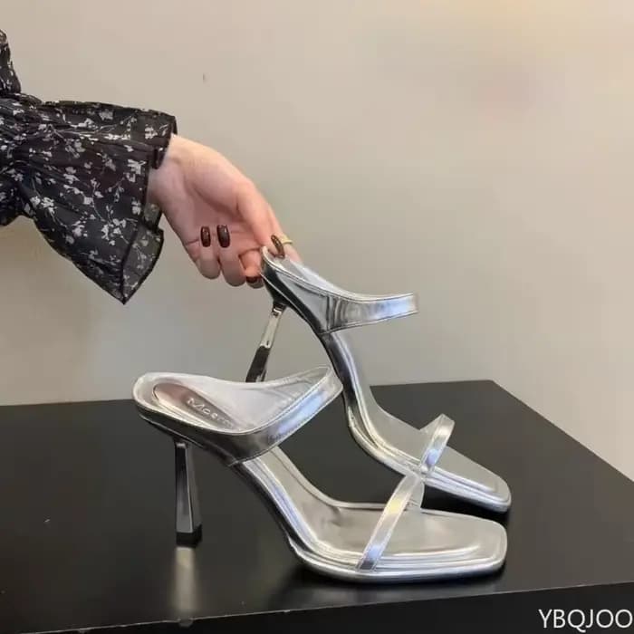 Dames mode talon haut été en plein air nouvelles pantoufles