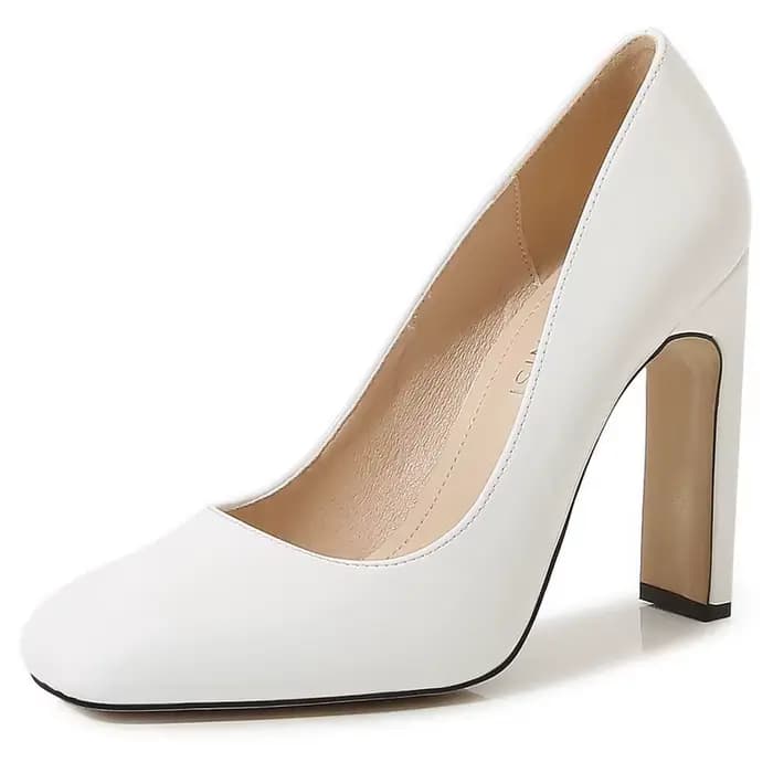 Escarpins en cuir verni à talons hauts pour femmes