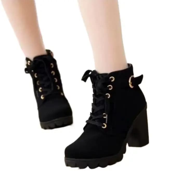 Bottes pour femmes, chaussures à talons hauts