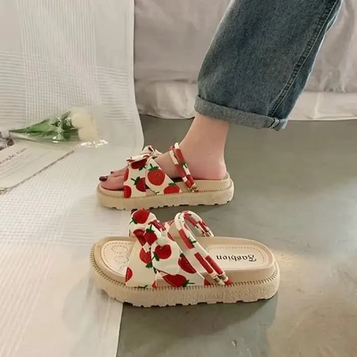 Chaussures pour femmes Style romain sandales en plastique pour femme
