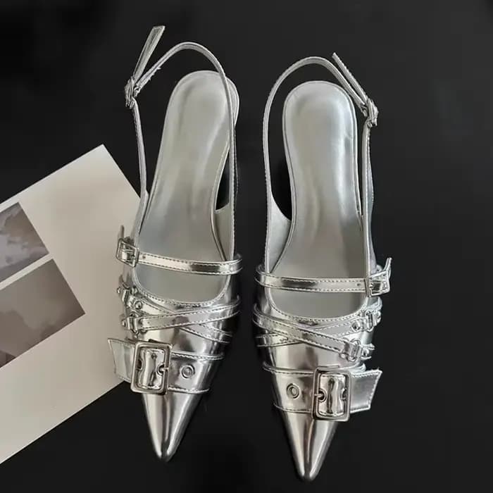 Baotou – chaussures à talons hauts et bout pointu pour femme