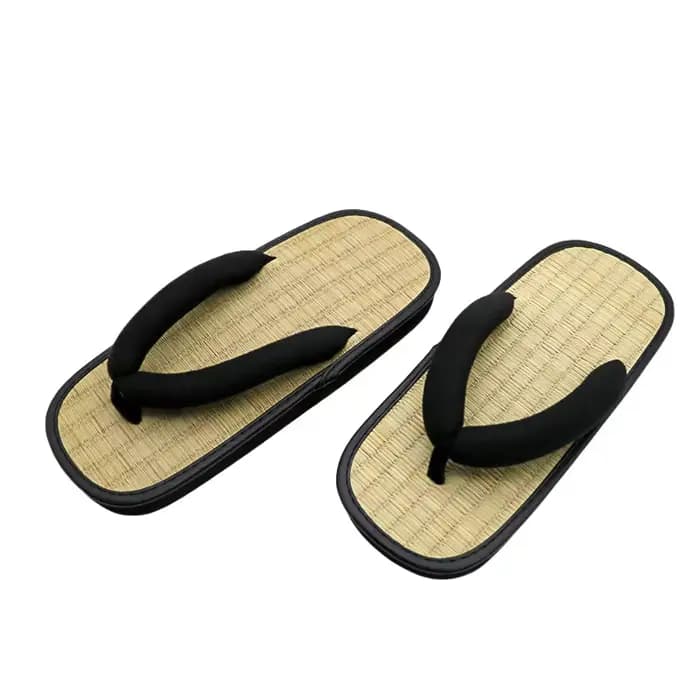 Geta japonais en paille