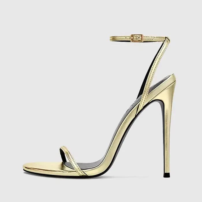 Nouvelles sandales noires européennes et américaines à talons hauts pour femmes