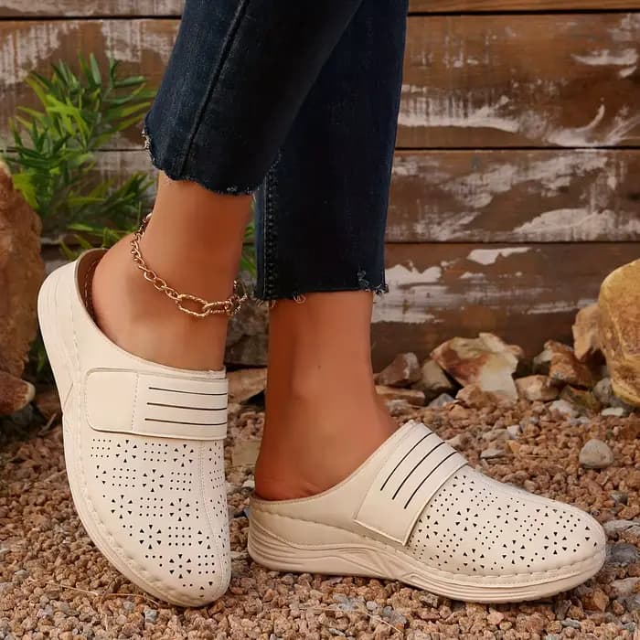 Mules de couleur unie de Style Vintage pour femmes