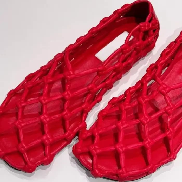 Sandales plates de luxe de marque pour femme