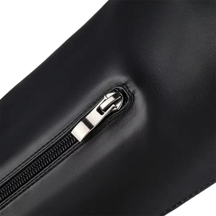 Cuissardes extensibles blanches pour femmes, talons épais, bout rond, doux, noir, Sexy, fête, Club, hiver, bottes confortables au-dessus du genou