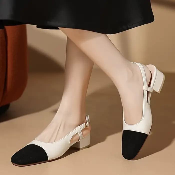 Soldes d'été : Sandales élégantes à talon moyen pour femme