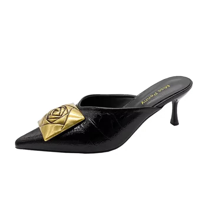 Nouvelles sandales à talon fin et bout pointu pour femme