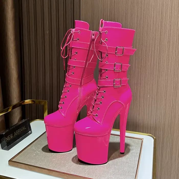 Bottes mi-mollet Sexy à talons hauts pour femmes