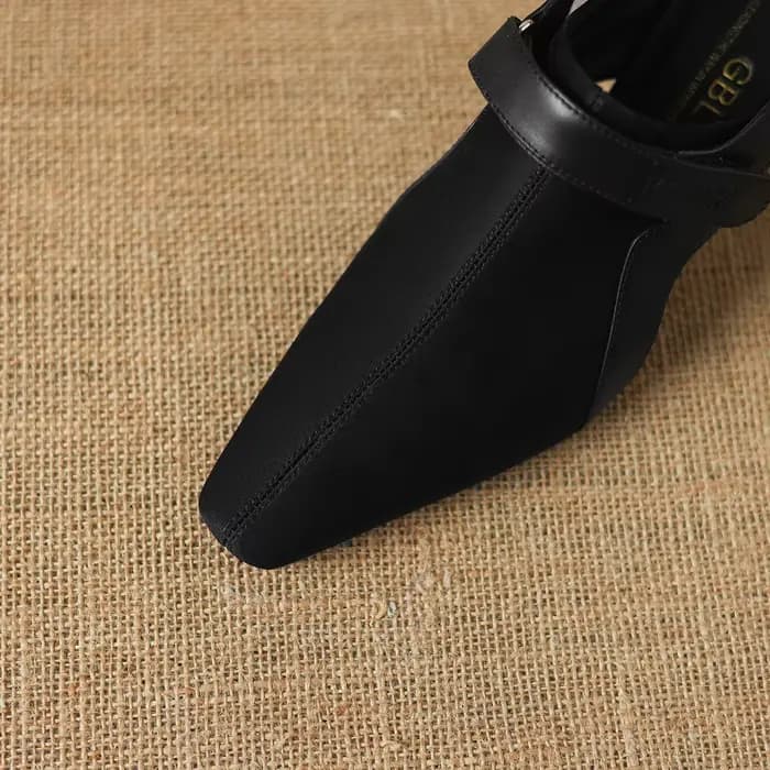 【JOCHEBED HU】 Sandales en cuir véritable faites à la main pour femmes