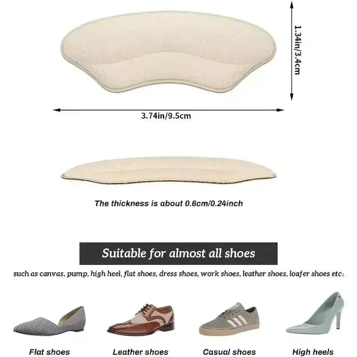 Autocollants de talon antidérapants et Anti-friction