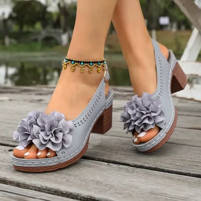 Sandales à talons épais pour femmes